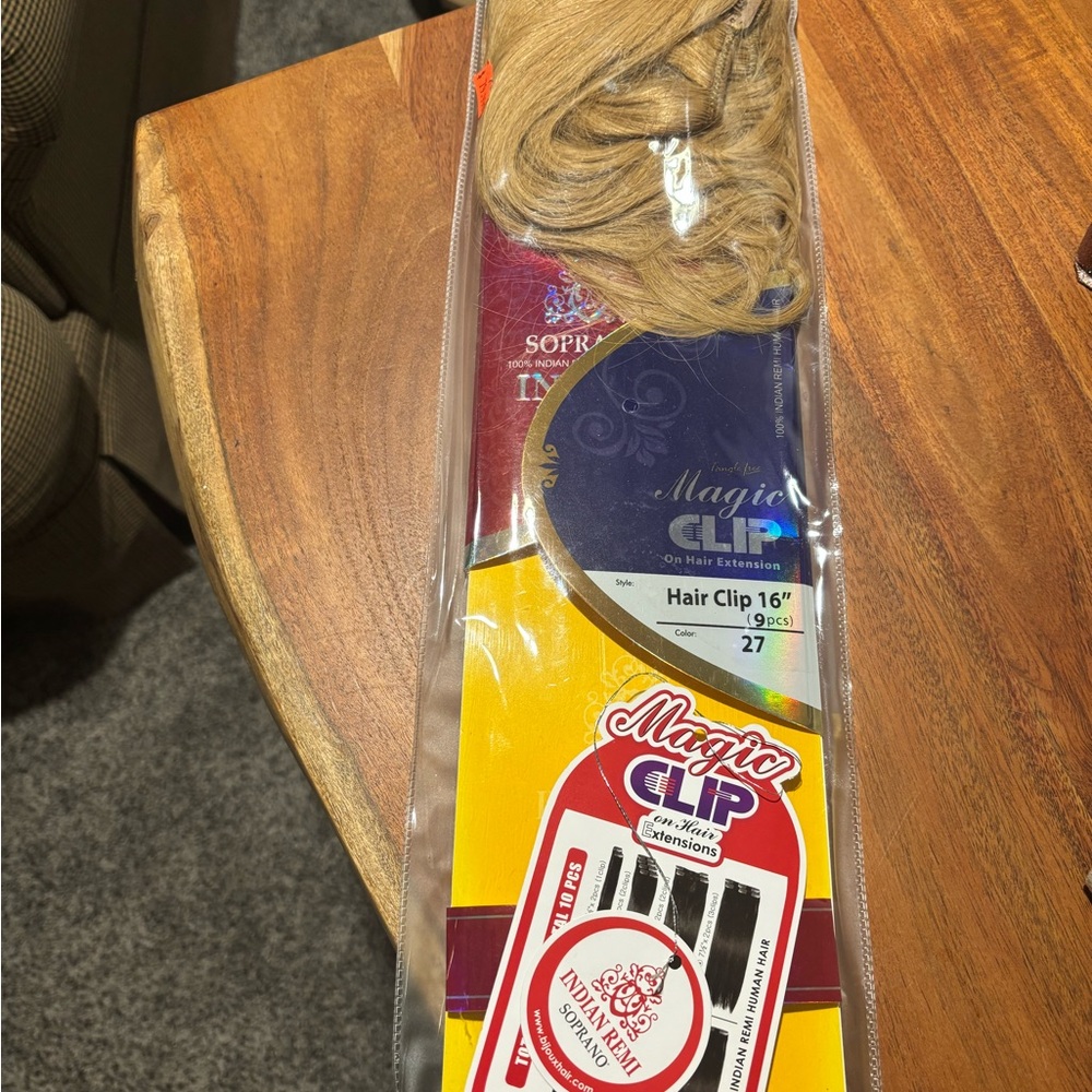 Magic Clip Hair Extension 16" Blonde